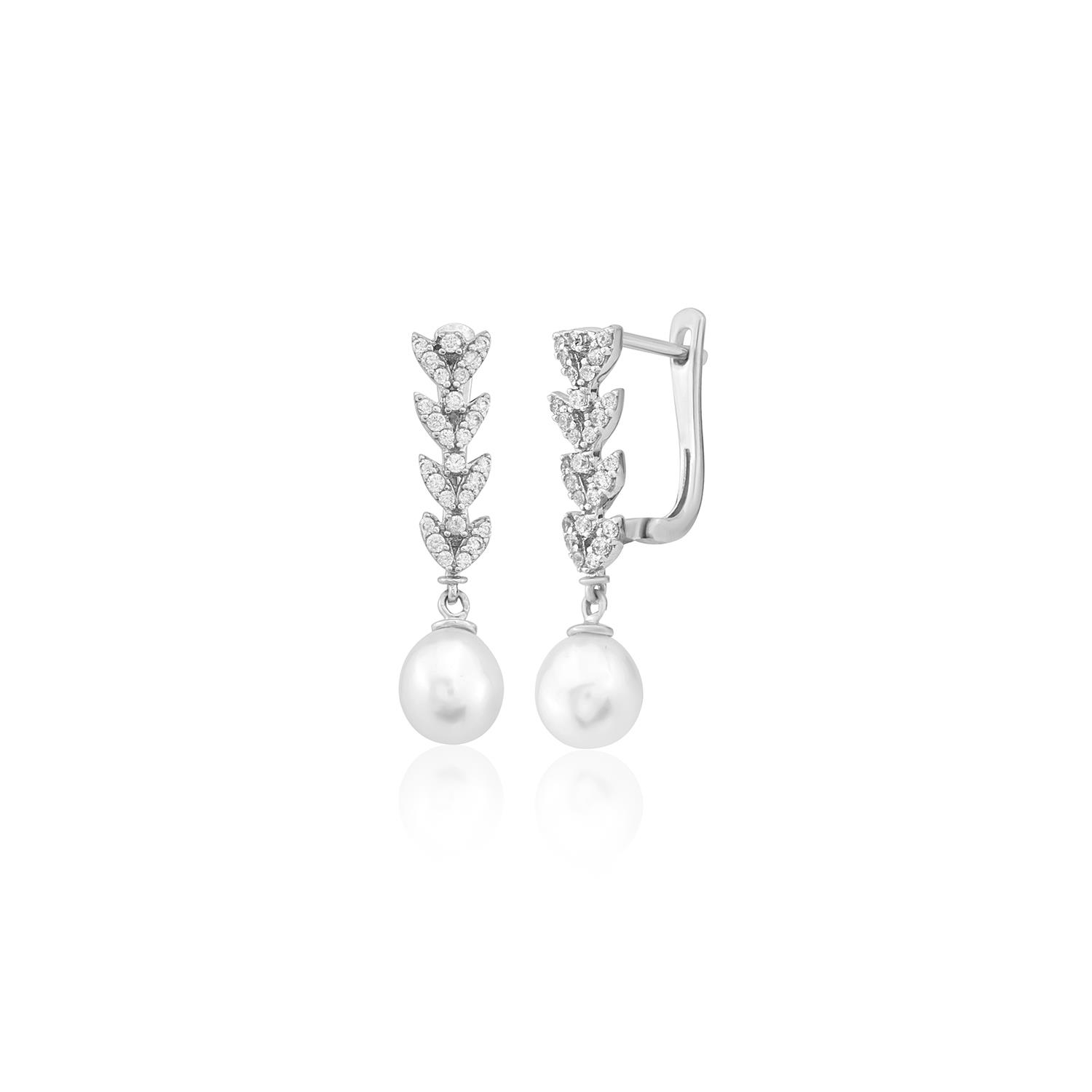 Elya Altınlı İncili Küpe