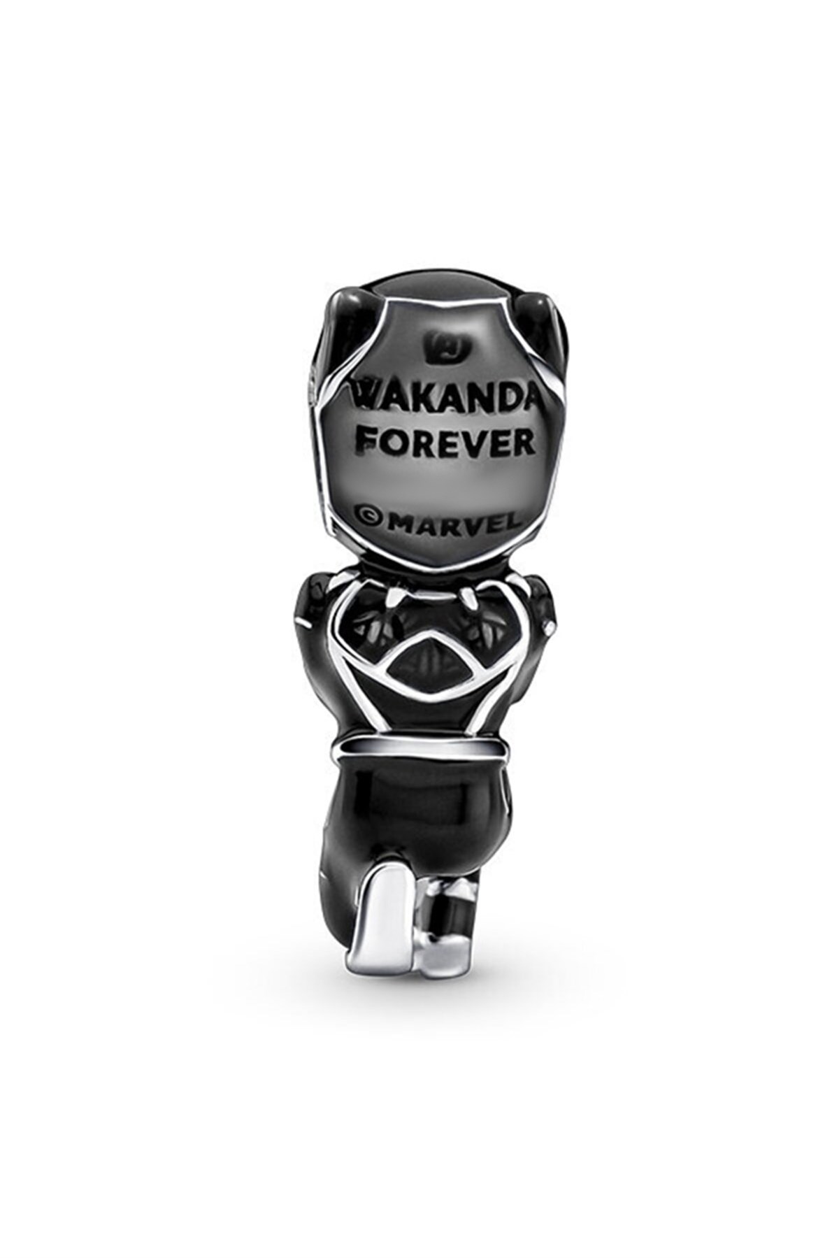  Gümüş Marvel Avengers Black Phanter Charm