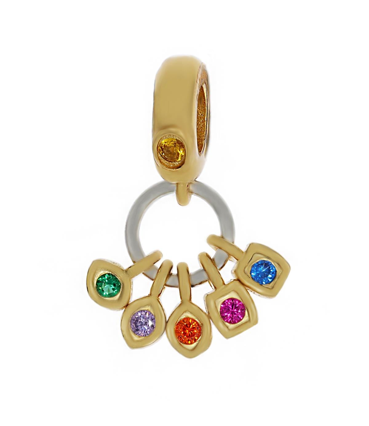  Gümüş Marvel Avengers Infınıty Stones Dangle Charm