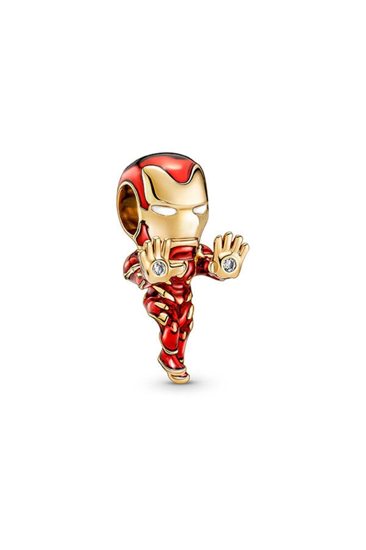  Gümüş Marvel Avengers Iron Man Charm