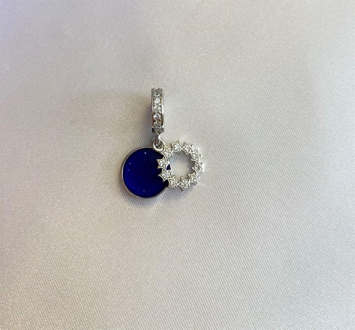 Bayan Gümüş Pandora Bileklik Uyumlu İkili Tamtur Çiçek Model Charm