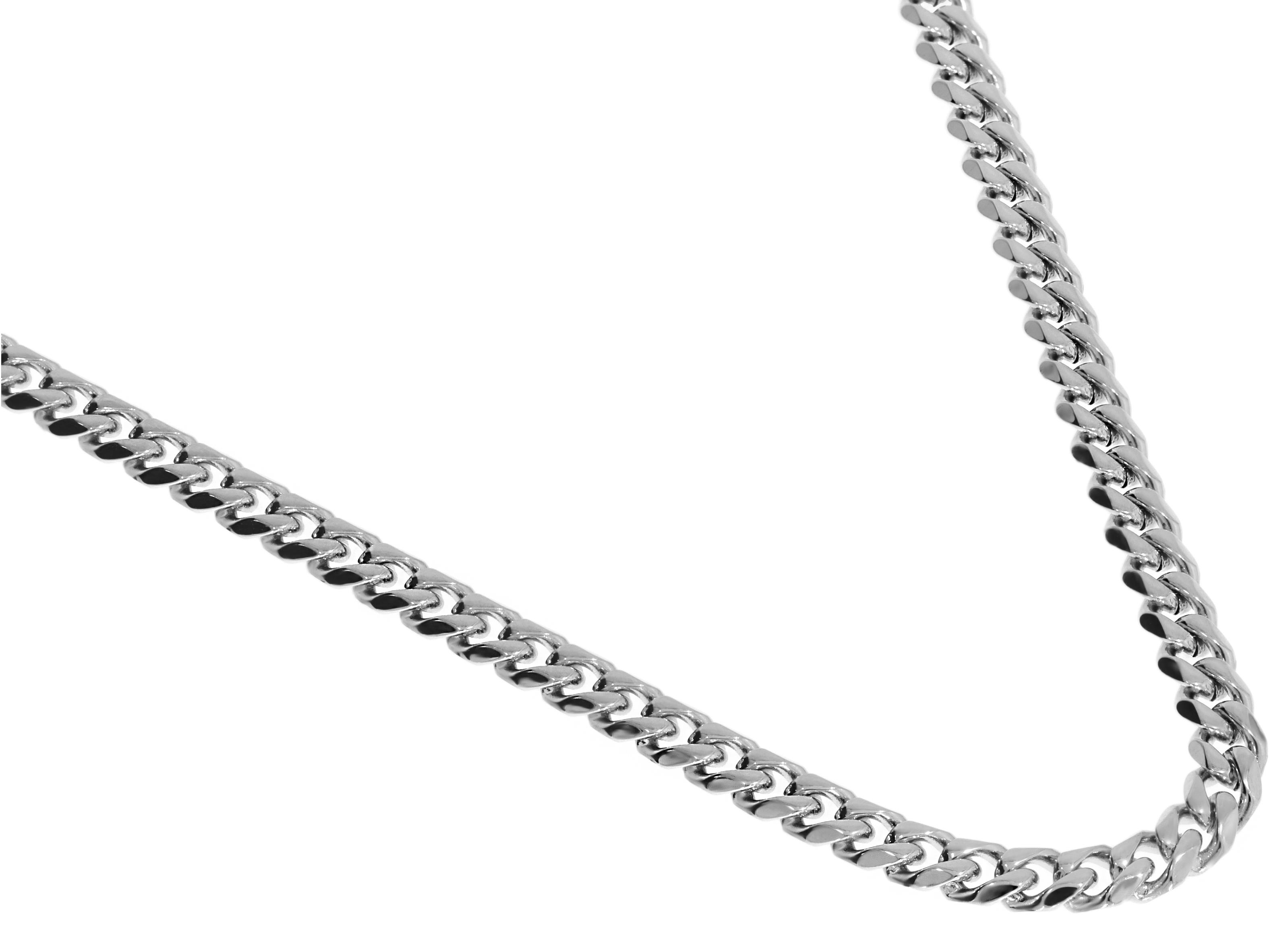 Erkek 4 mm Çelik Zincir Kolye