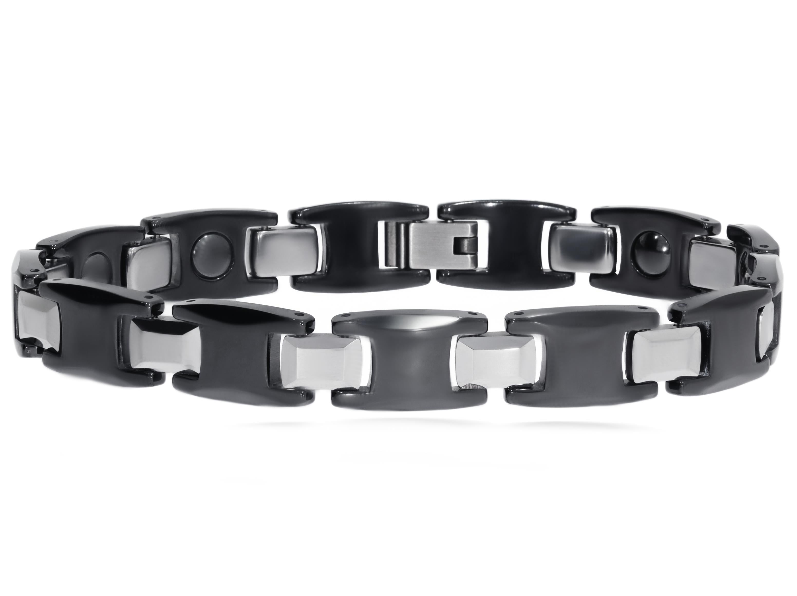 Erkek İki Renk Tungsten Bileklik