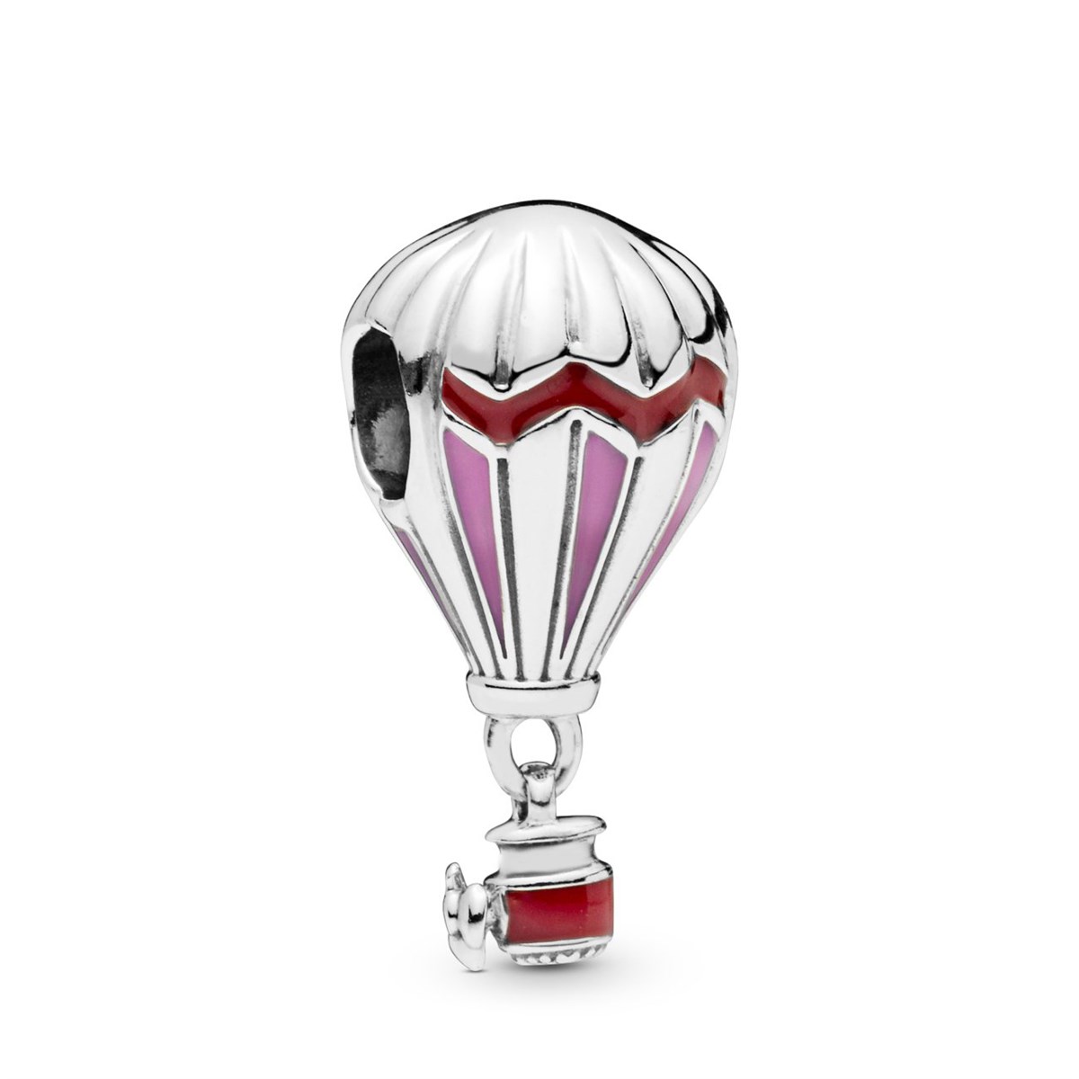 Gümüş Uçan Balon  Detaylı  Charm