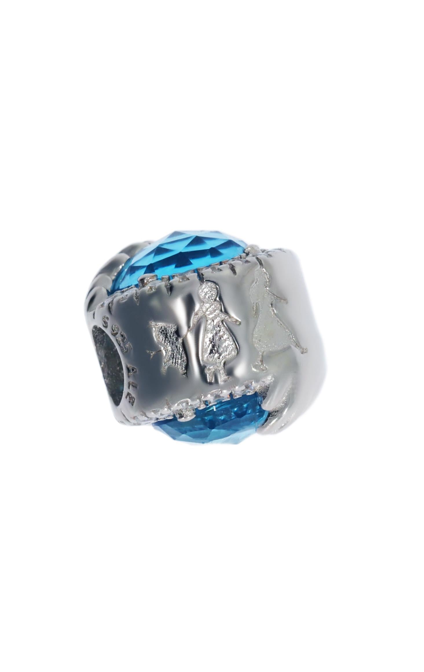 Kadın Frozen Temalı Gümüş Charm