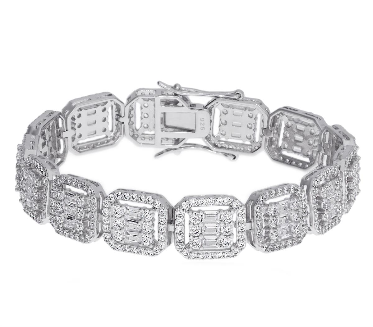 Kadın Gösterişli Gümüş Bileklik