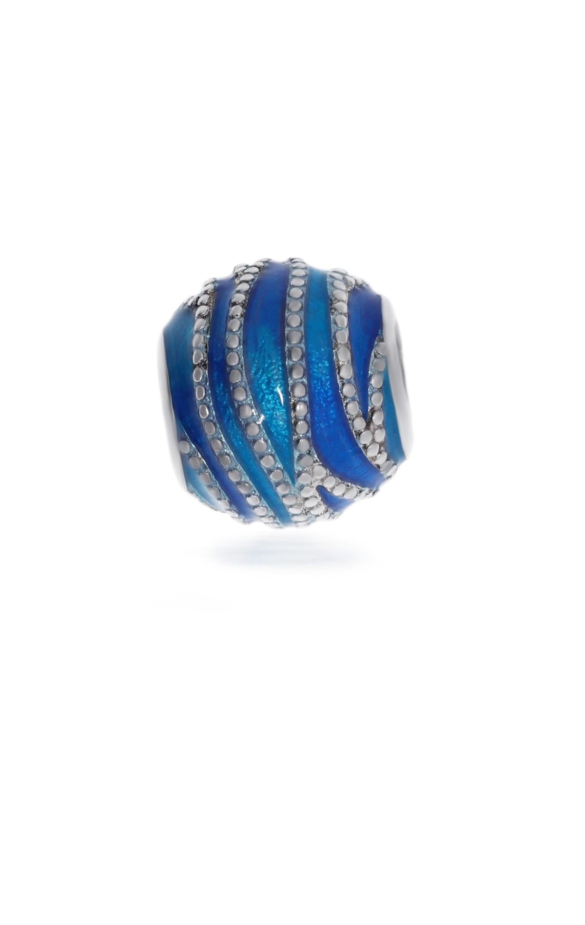 Kadın Mavi Renk Gümüş Top Charm