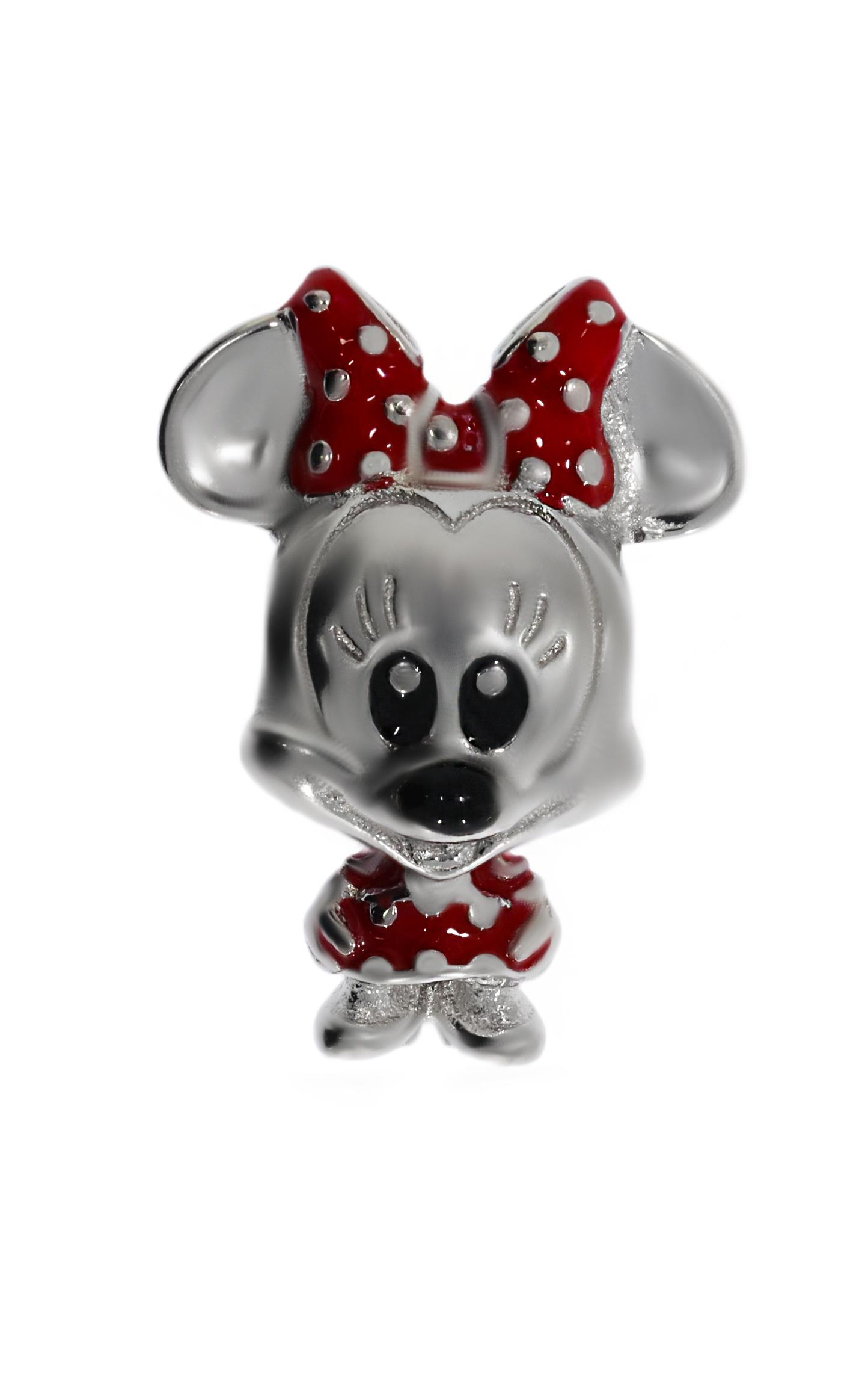 Kadın Minnie Mouse Gümüş Charm