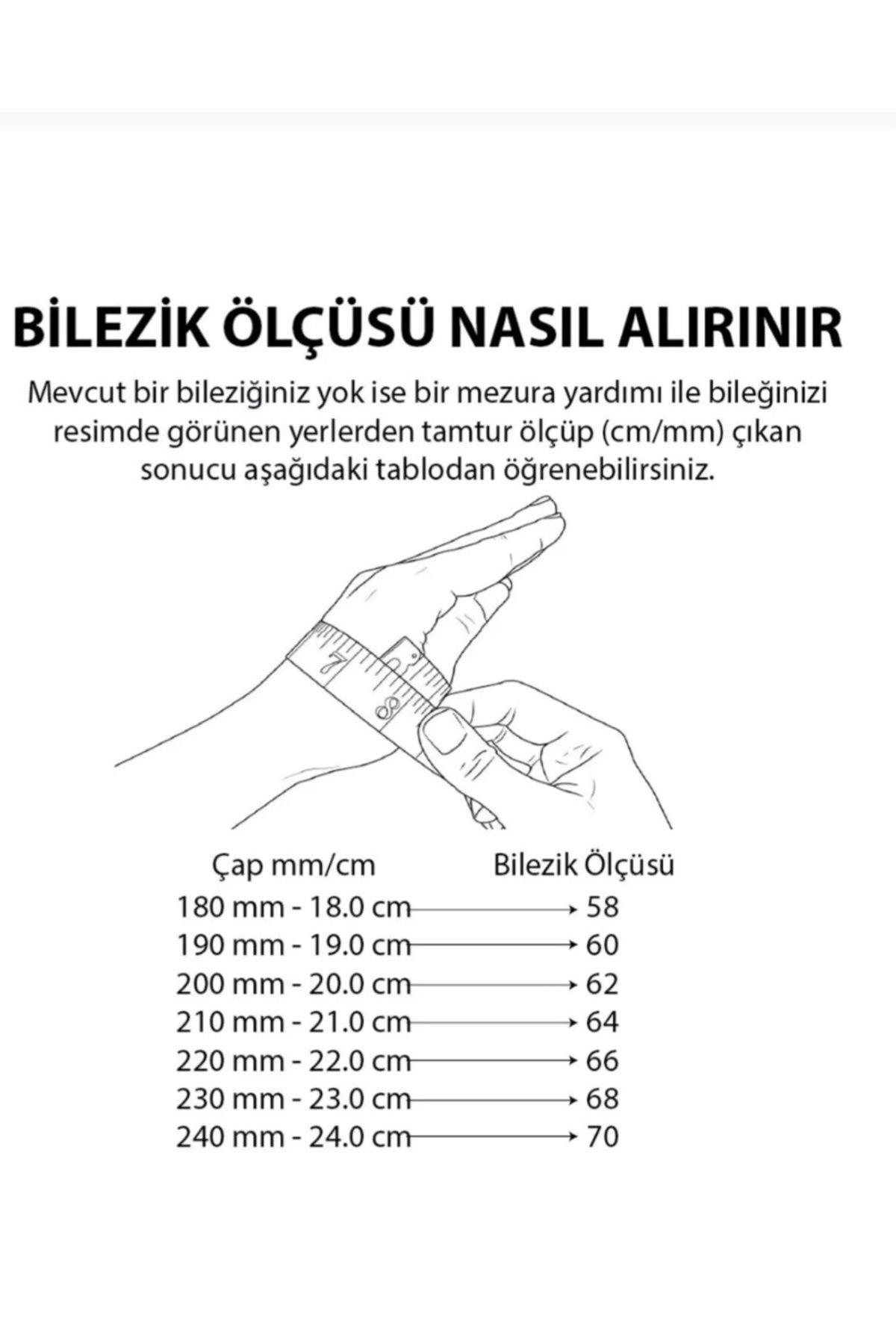 Kadın Renkli Nazar Boncuğu Detay Çelik Bilezik