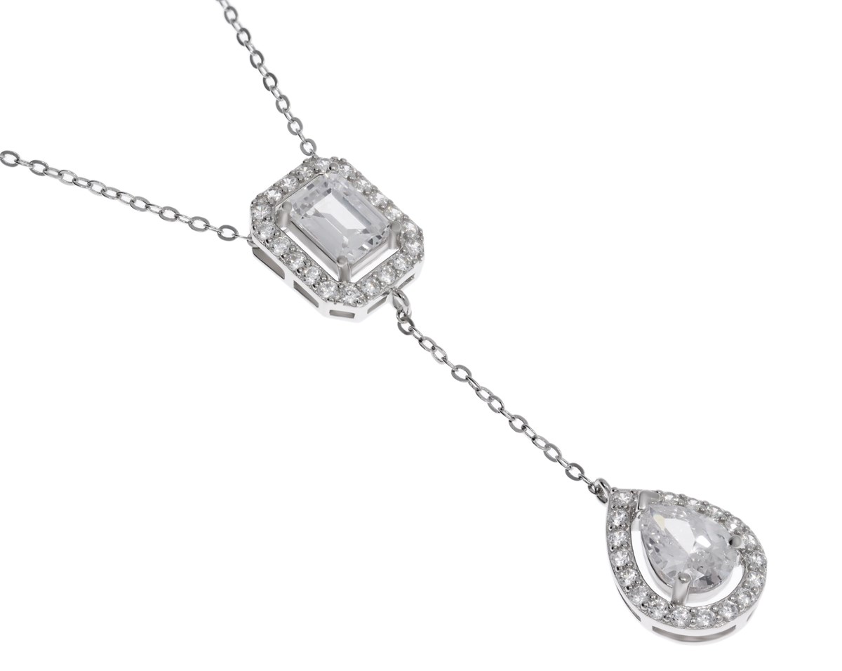 Kadın Sallantılı Gümüş Kolye