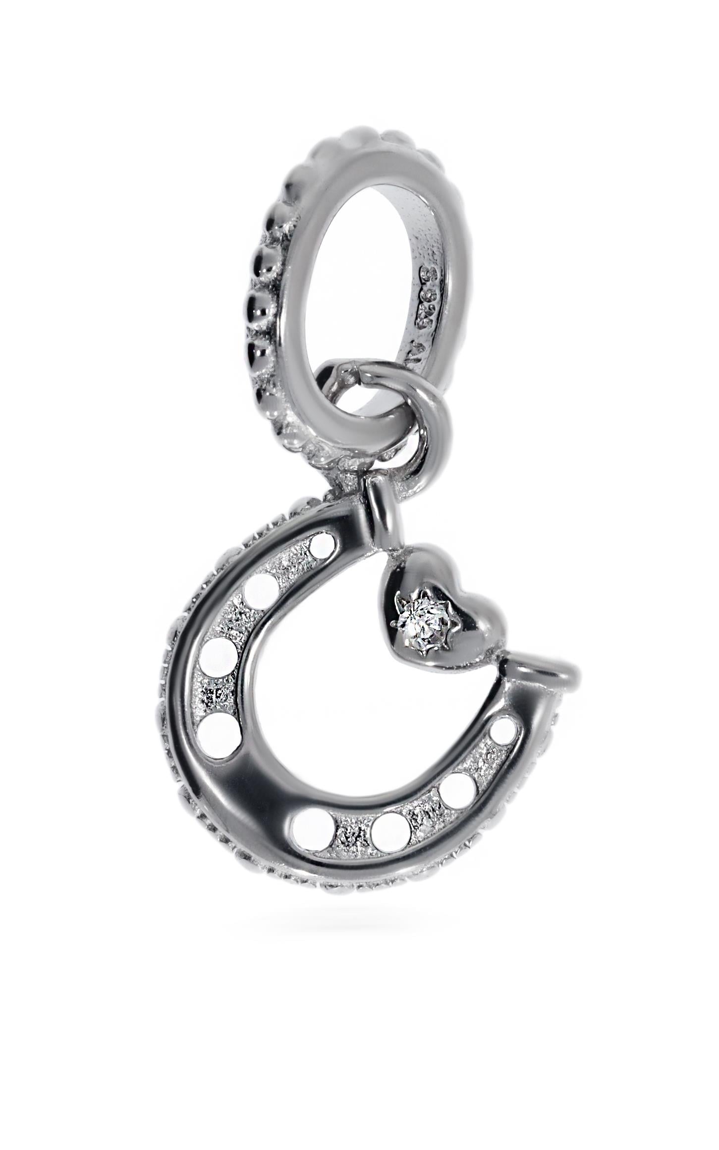 Kadın Şans Nalı Gümüş Charm