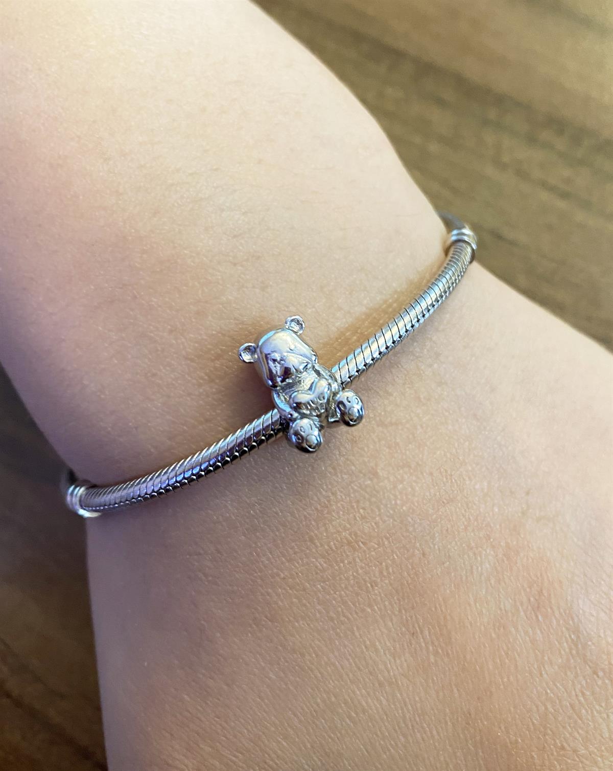 Kadın Sarıl Bana Yazılı Gümüş Charm