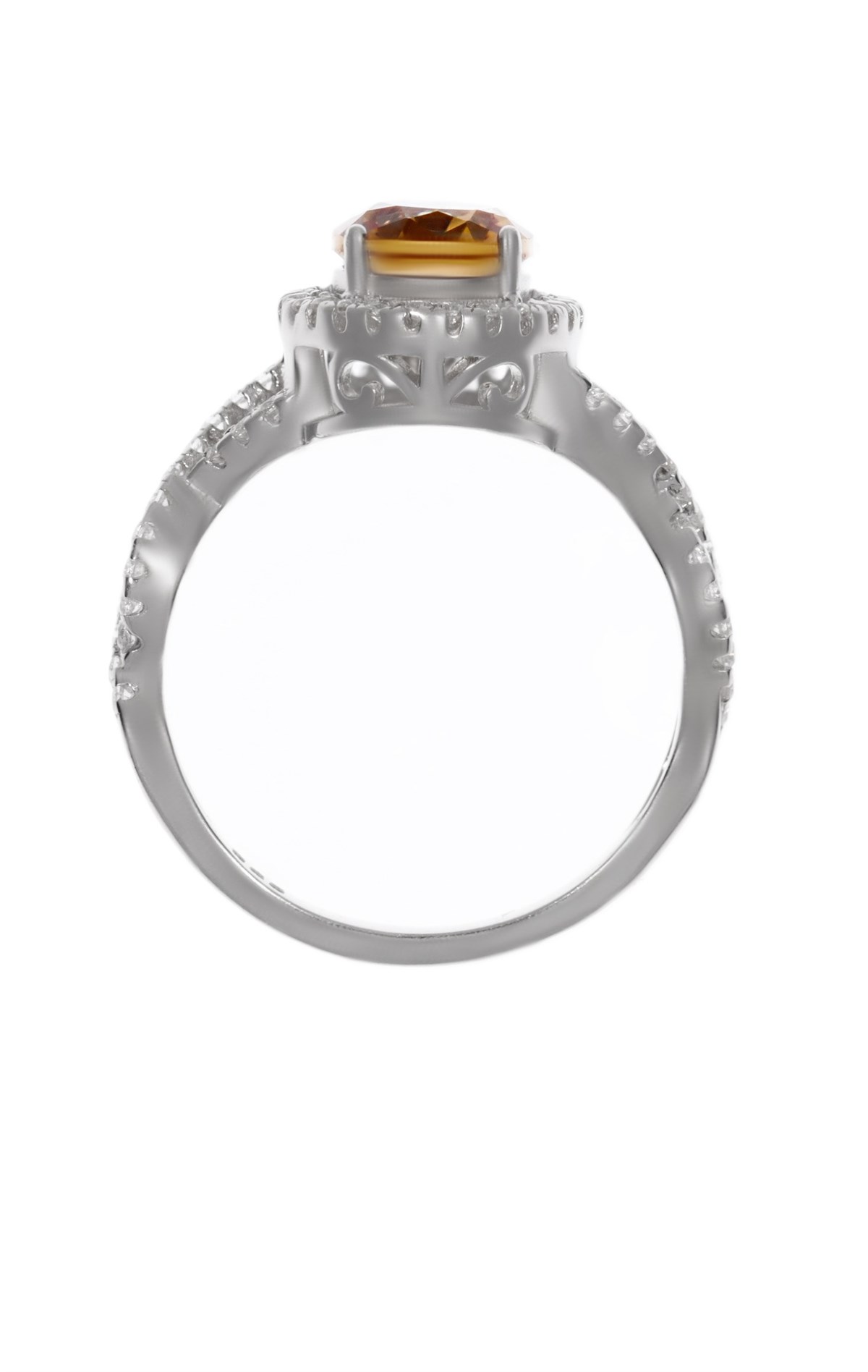 Kadın Sarmal Model Sultanit Taşlı Gümüş Yüzük