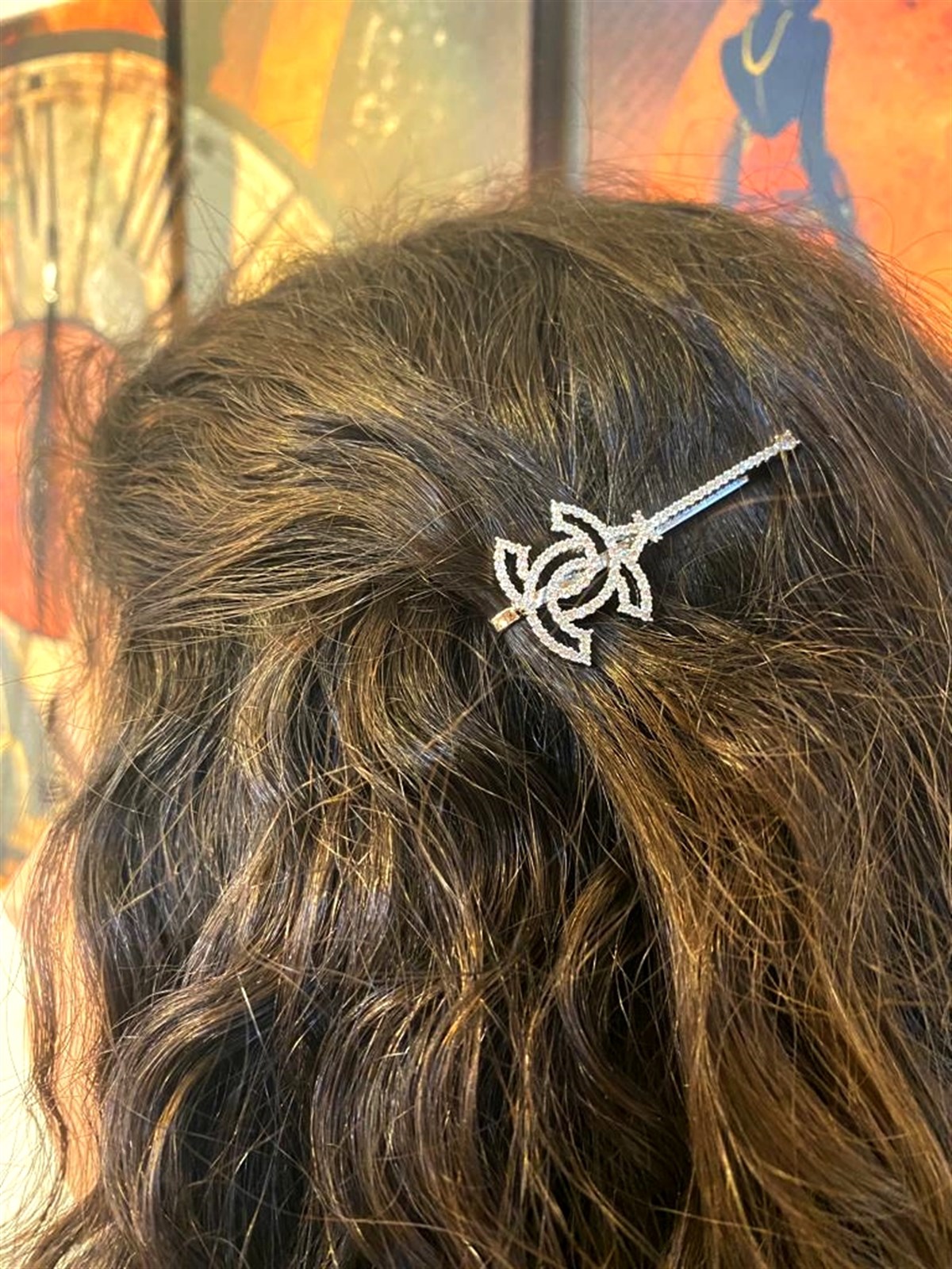 Kadın Taşlı Çelik Firkete Toka