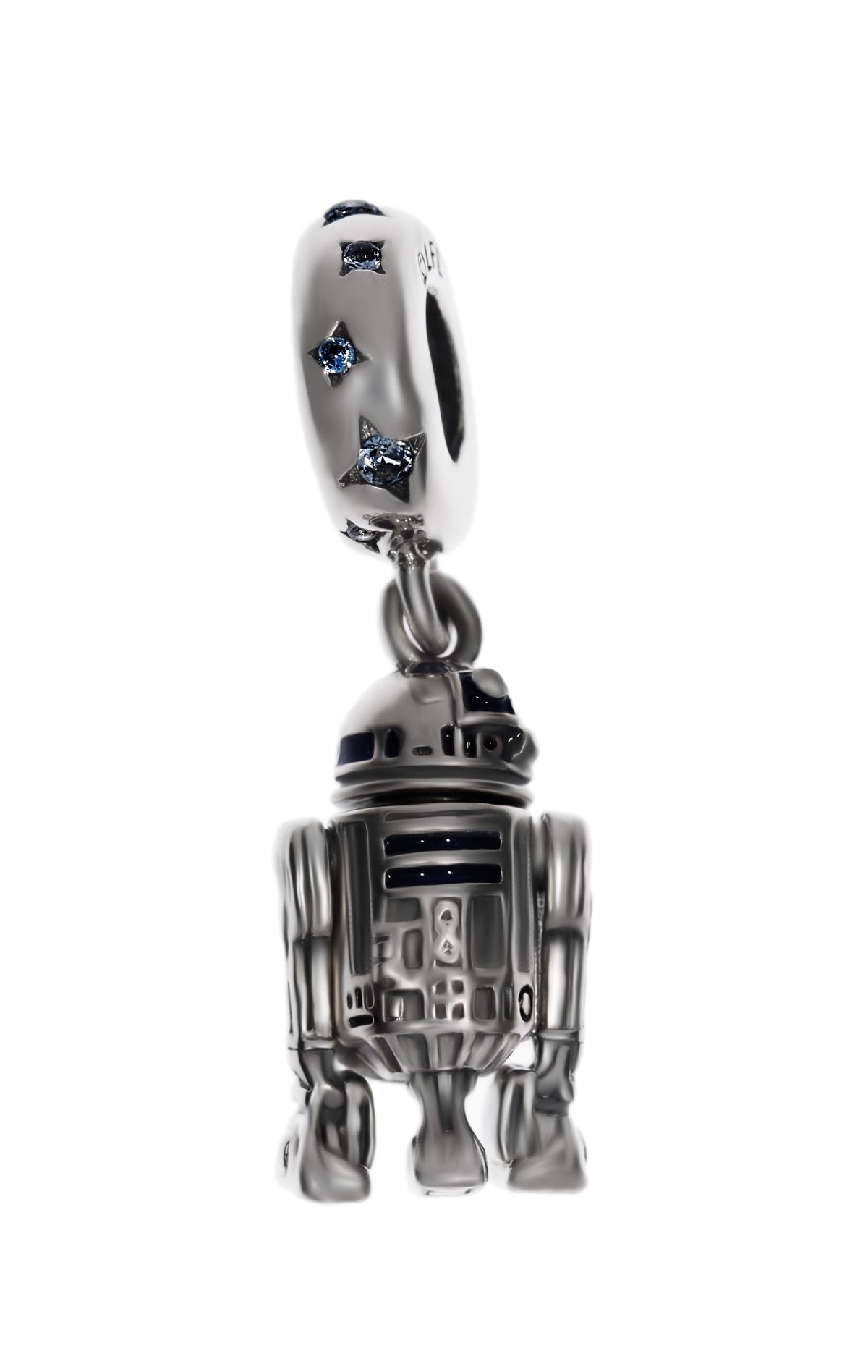 Kadın Yıldız Savaşları R2-D2 Robot Gümüş Charm