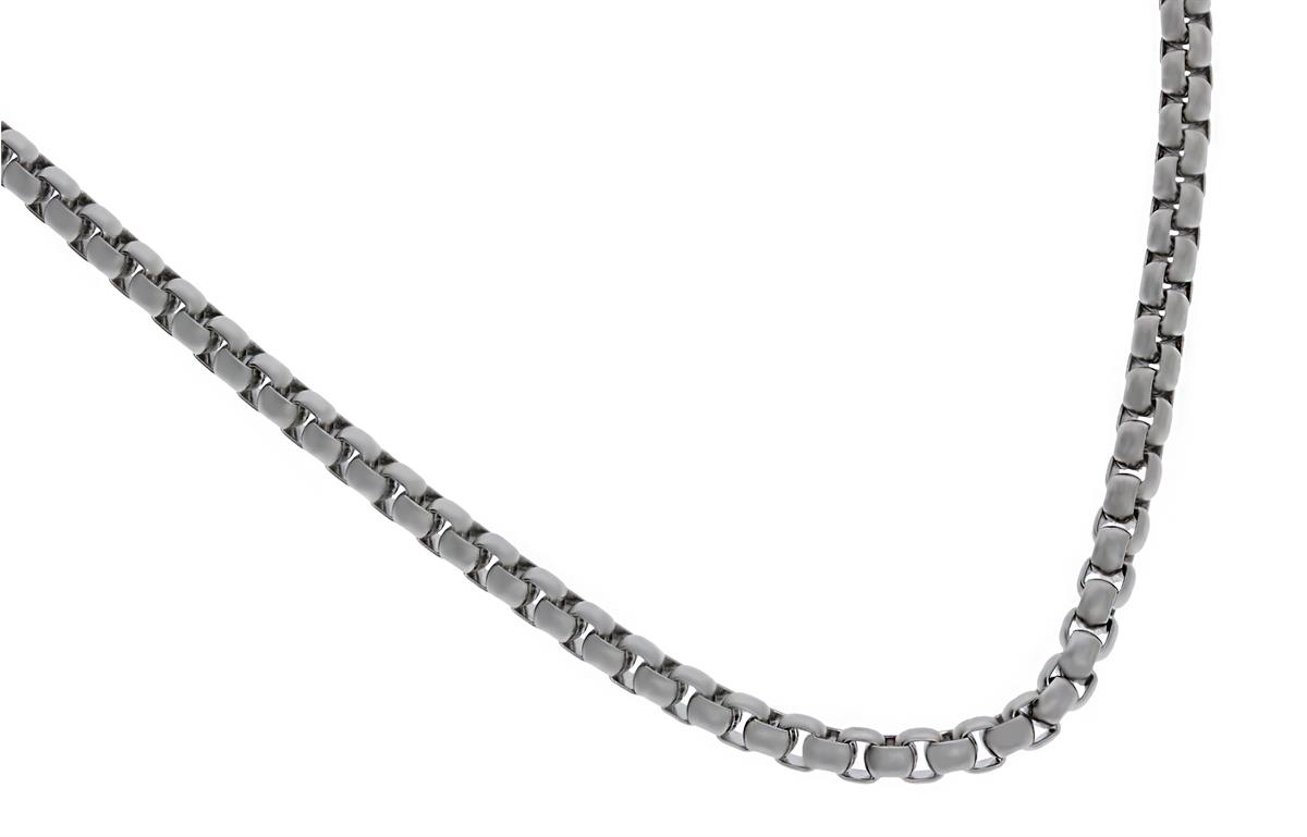 Unisex 2 mm Çelik Kolye
