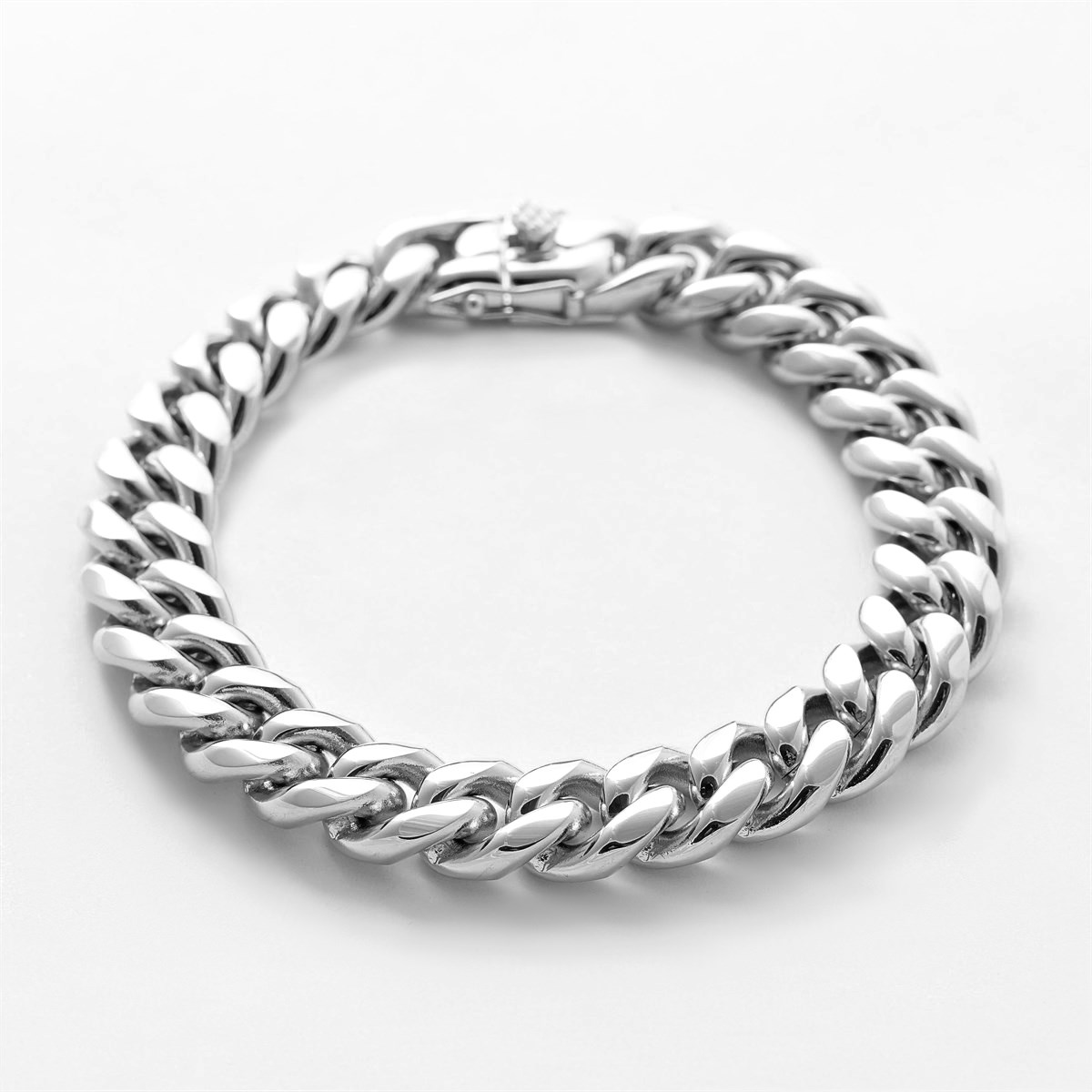 Unisex Panzer Çelik Bileklik