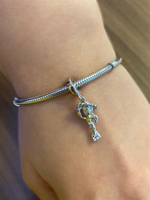  Disney Pixar Toy Story Jessie Dangle Gümüş Charm