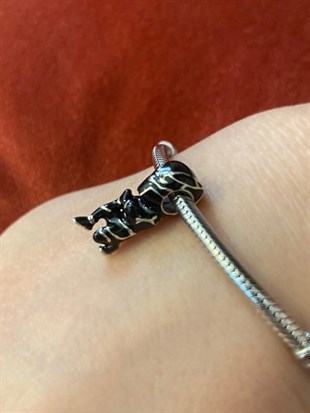  Gümüş Marvel Avengers Black Phanter Charm