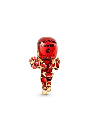  Gümüş Marvel Avengers Iron Man Charm