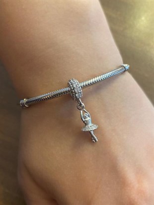 Balerin Model Gümüş Charm