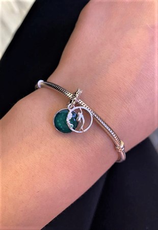 Bayan Deniz Kızı Model Gümüş Charm