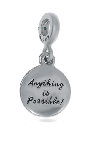 Bayan Gümüş Pandora Bileklik Uyumlu Yonca Model Charm