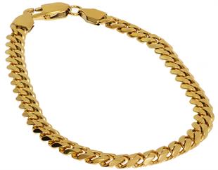 Erkek 5 mm Zincir Çelik Bileklik