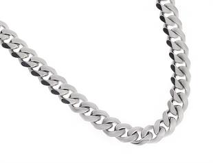 Erkek 6 mm Çelik Zincir Kolye