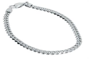 Erkek 6 mm Zincir Çelik Bileklik