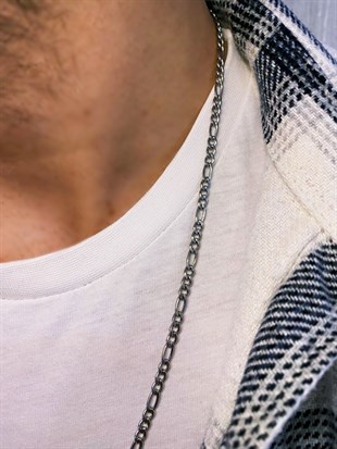 Erkek Çelik 3 mm Zincir Kolye