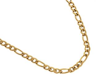 Erkek Gold Renk 3 mm Çelik Kolye 