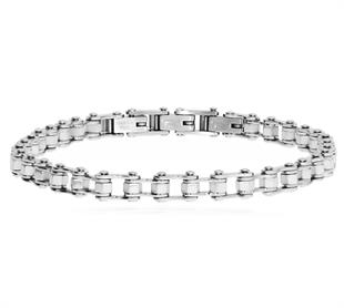 Erkek İnce Bisiklet Zinciri Model Çelik Bileklik