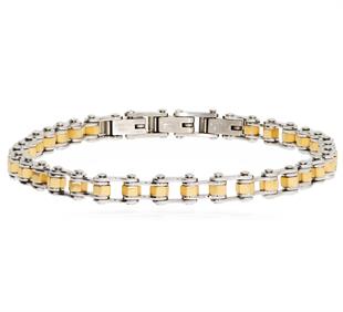 Erkek İnce Bisiklet Zinciri Model Çelik Bileklik