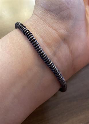 Erkek Mavi Taş Detay Doğaltaş Bileklik