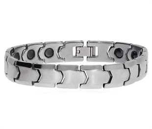 Erkek Silver Renk Tungsten Bileklik