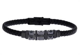 Erkek Tasarım Model Deri Bileklik