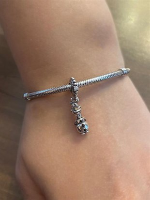 Gümüş Disney Frozen Olaf Charm 