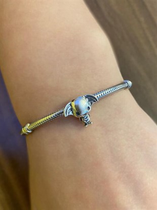 Gümüş Harry Potter Dobby Karakterli charm