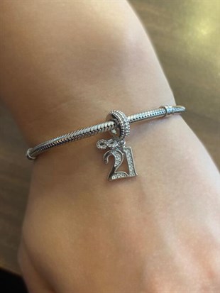 Gümüş Sonsuzluk Detay 21 Charm