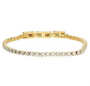 Kadın 3 mm Çelik Su Yolu Bileklik