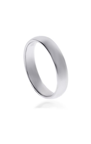 Kadın Alyans Model 4 mm Gümüş Yüzük