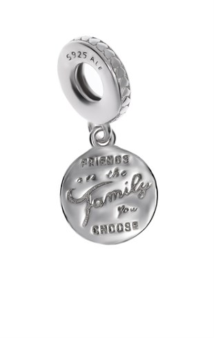 Kadın Arkadaş Temalı Gümüş Charm