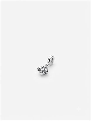 Kadın Böcek Model Mini Gümüş Charm