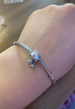 Kadın Büyükanne Model gümüş Charm