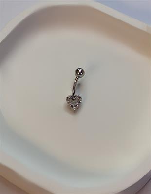 Kadın Çelik Kalp Model Piercing