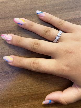 Kadın Çiçek Model Tamtur Gümüş Yüzük