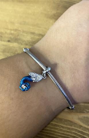 Kadın Deniz Kızı Model Gümüş Charm