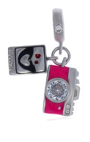 Kadın Fotoğraf  Makinesi Model Gümüş Charm