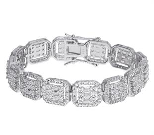 Kadın Gösterişli Gümüş Bileklik